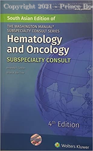 The Washington Manual Hematology And Oncology Subspecialty Consult , 4e