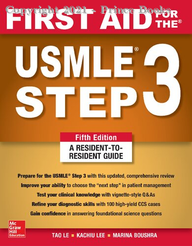 First Aid for the USMLE Step 3, 5E