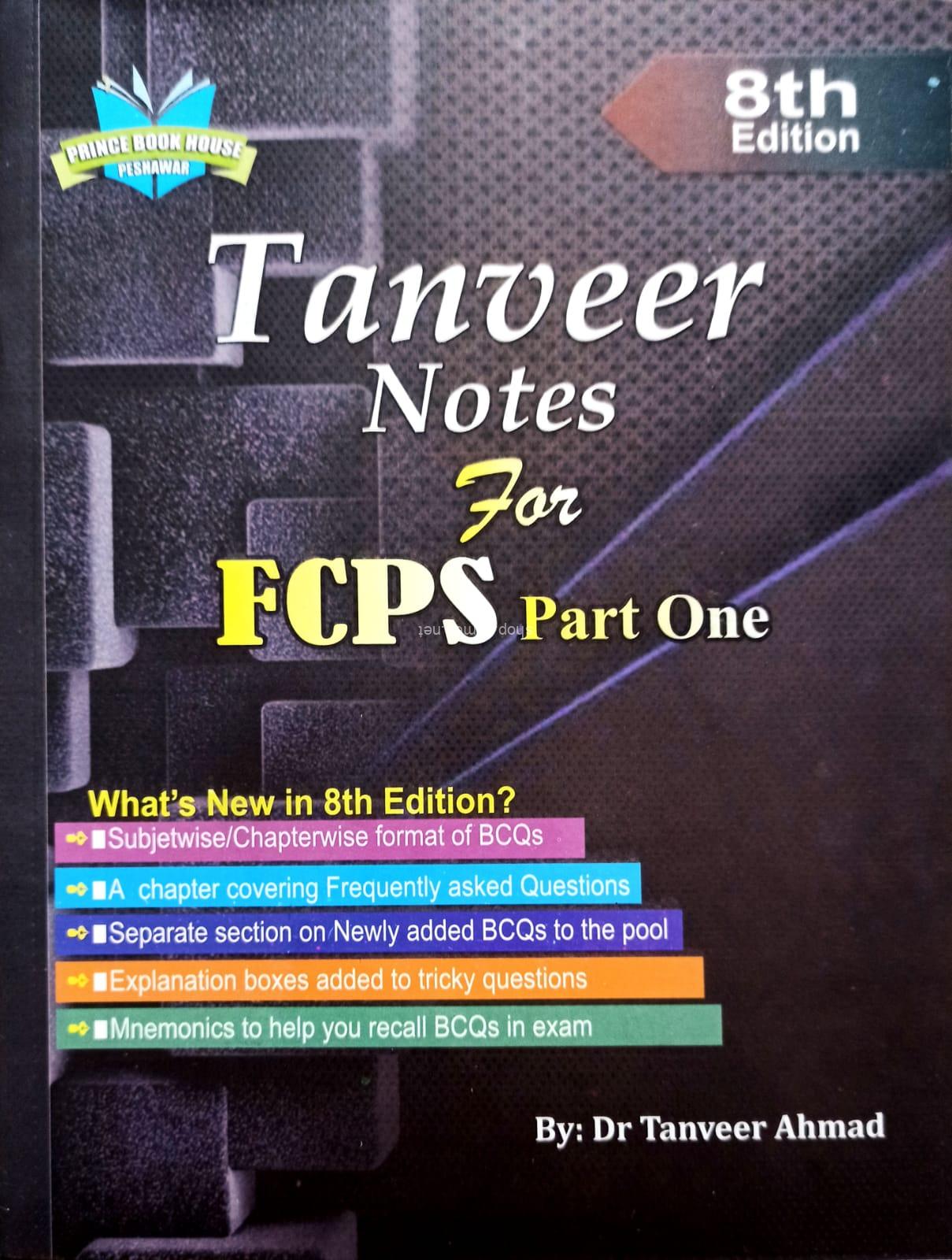 tanveer notes for fcps part 1, 8e