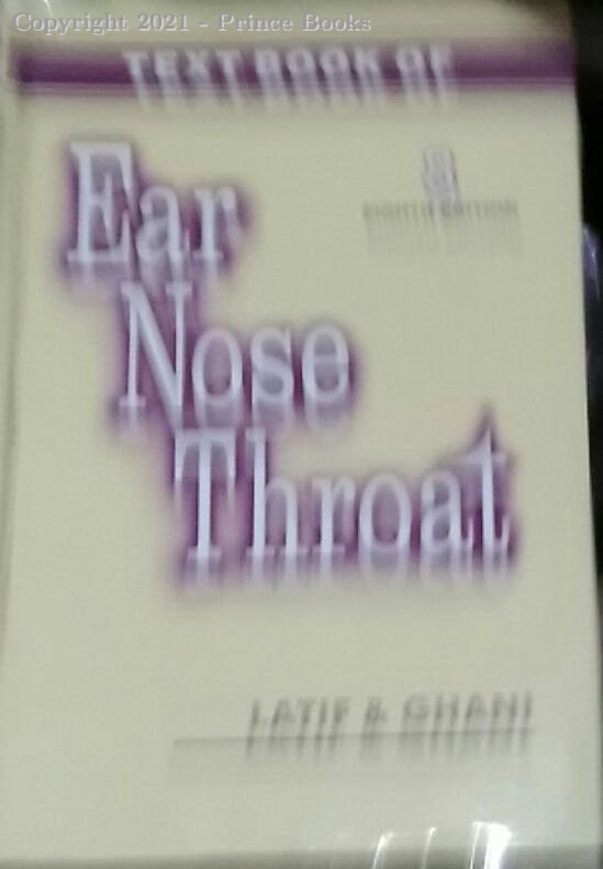 textbook of ear nose throat, 8e