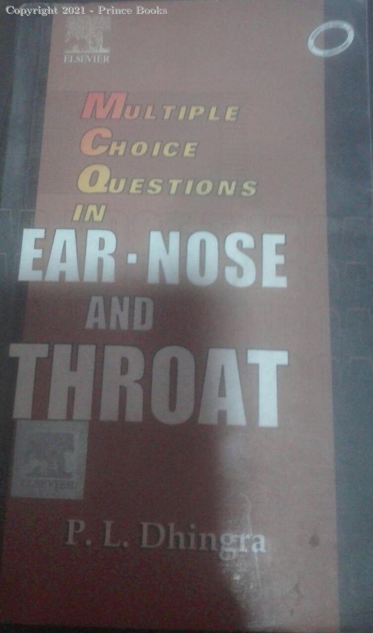 multiple choice questions in ear nose and THrOAT, 1e