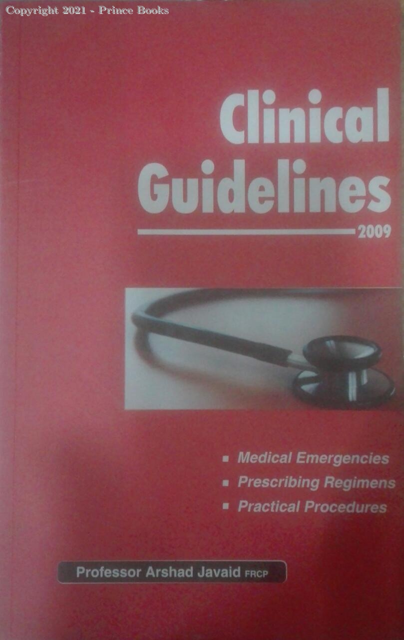 clinical guielines 2009, 1e
