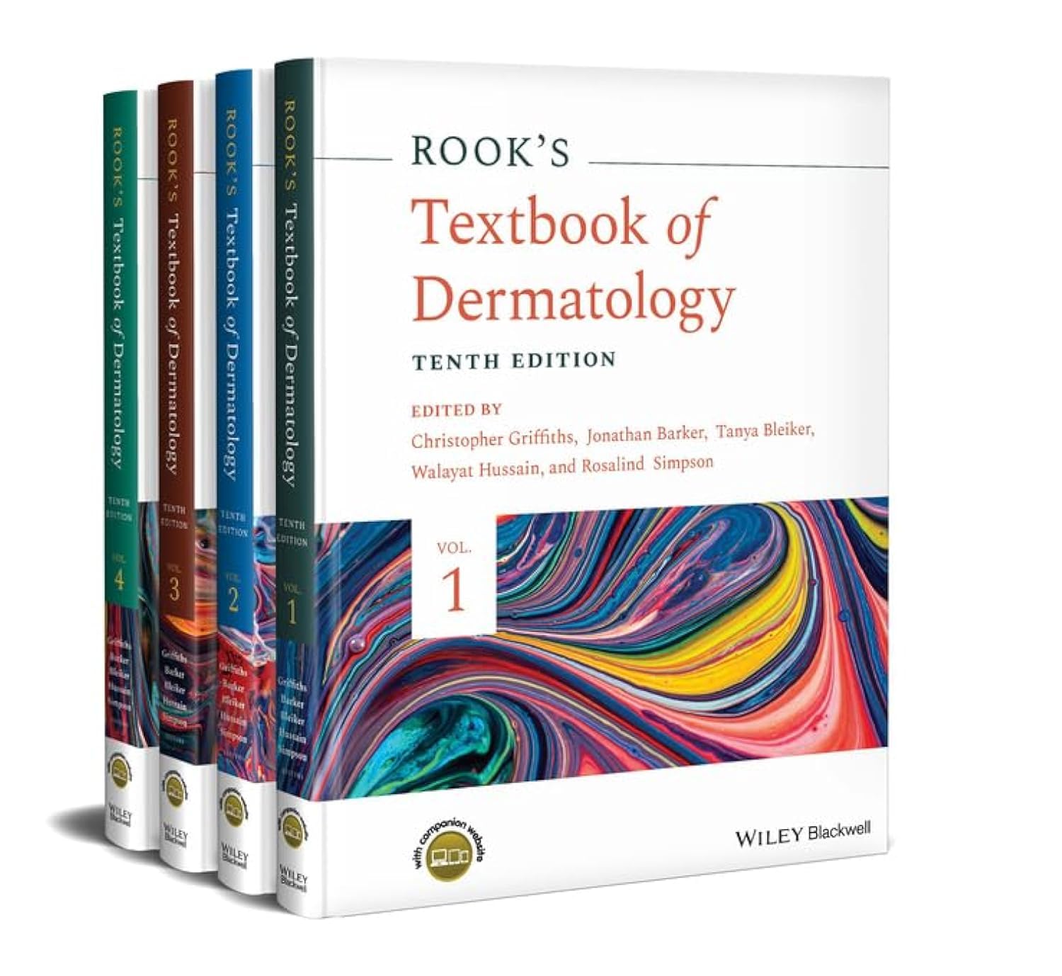 Rook's Textbook of Dermatology 6 vol set, 10e