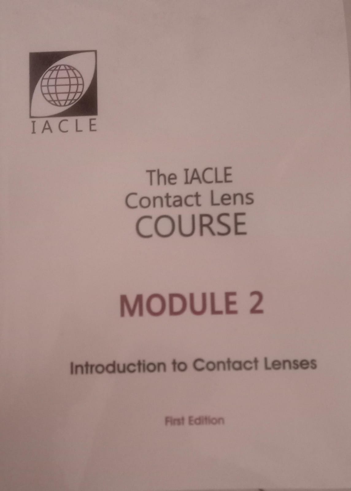 the iacle contact lens course module 2