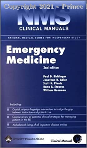 NMS Clinical Manual of Emergency Medicine, 1e