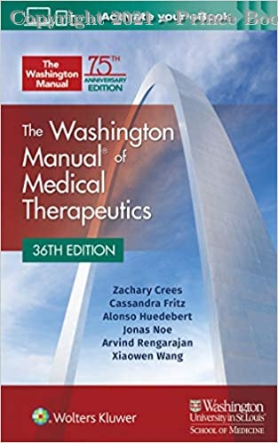 The Washington Manual of Medical Therapeutics, 36e