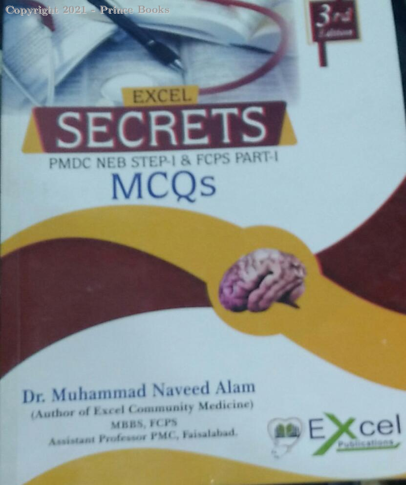 excel secrets pmddc neb step 1 and fcps part 1, 3e
