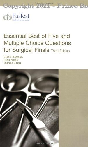 essential best of five and multiple choice questions for surgical finals, 3e