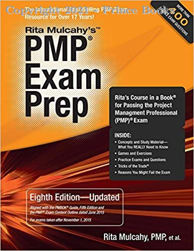 Rita Mulcahy's PMP Exam Prep, 10e