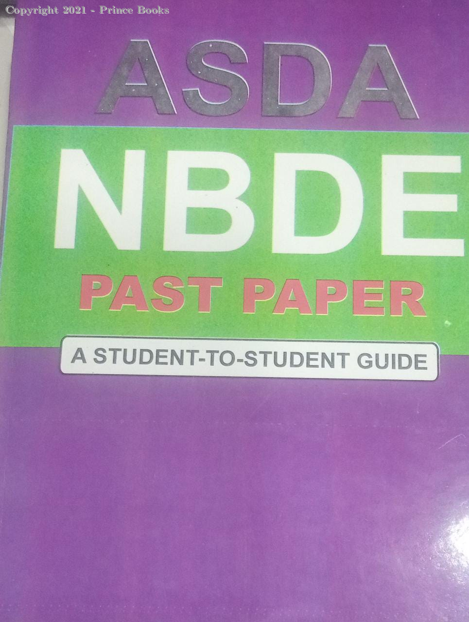asda nbde past paper
