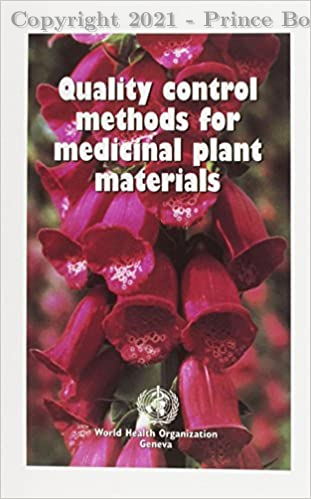 quality control methods for medicinal plant materials