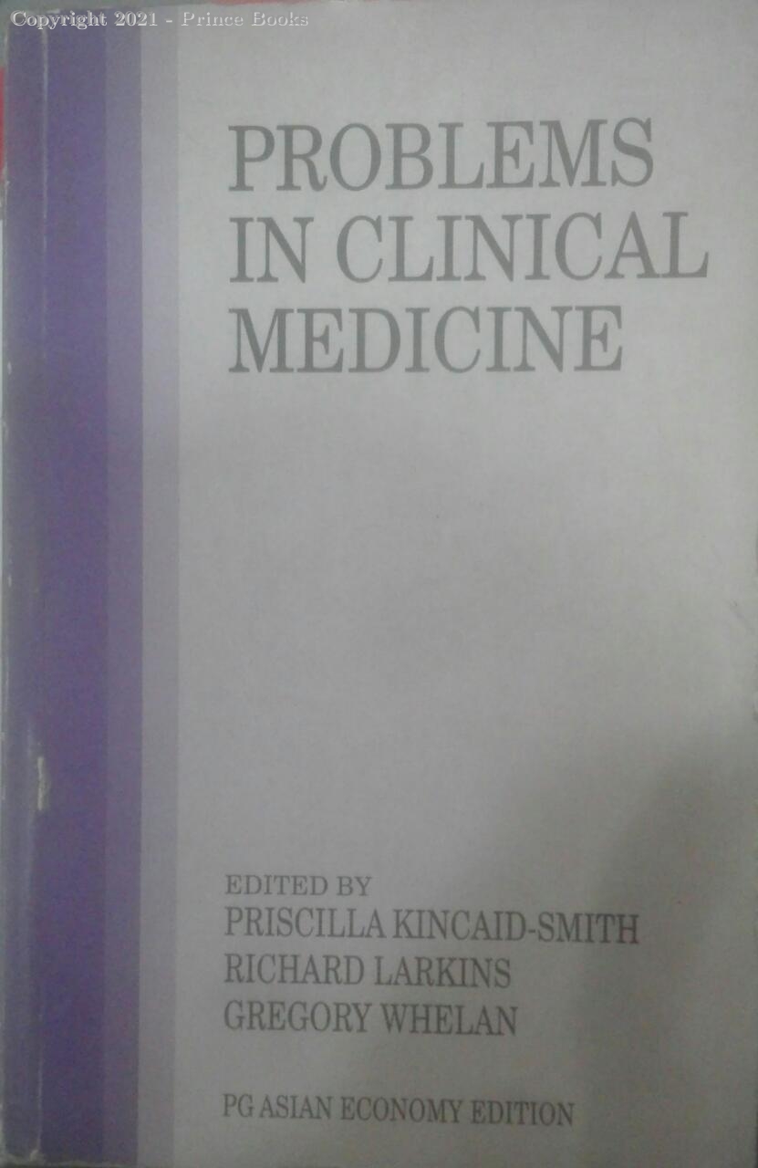 problems in clinical medicine, 1