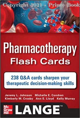Pharmacotherapy Flash Cards, 1e