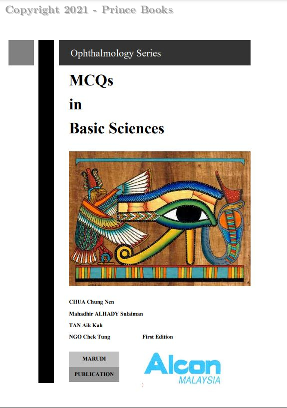 ophthalmology mcqs in basic sciences, 1e