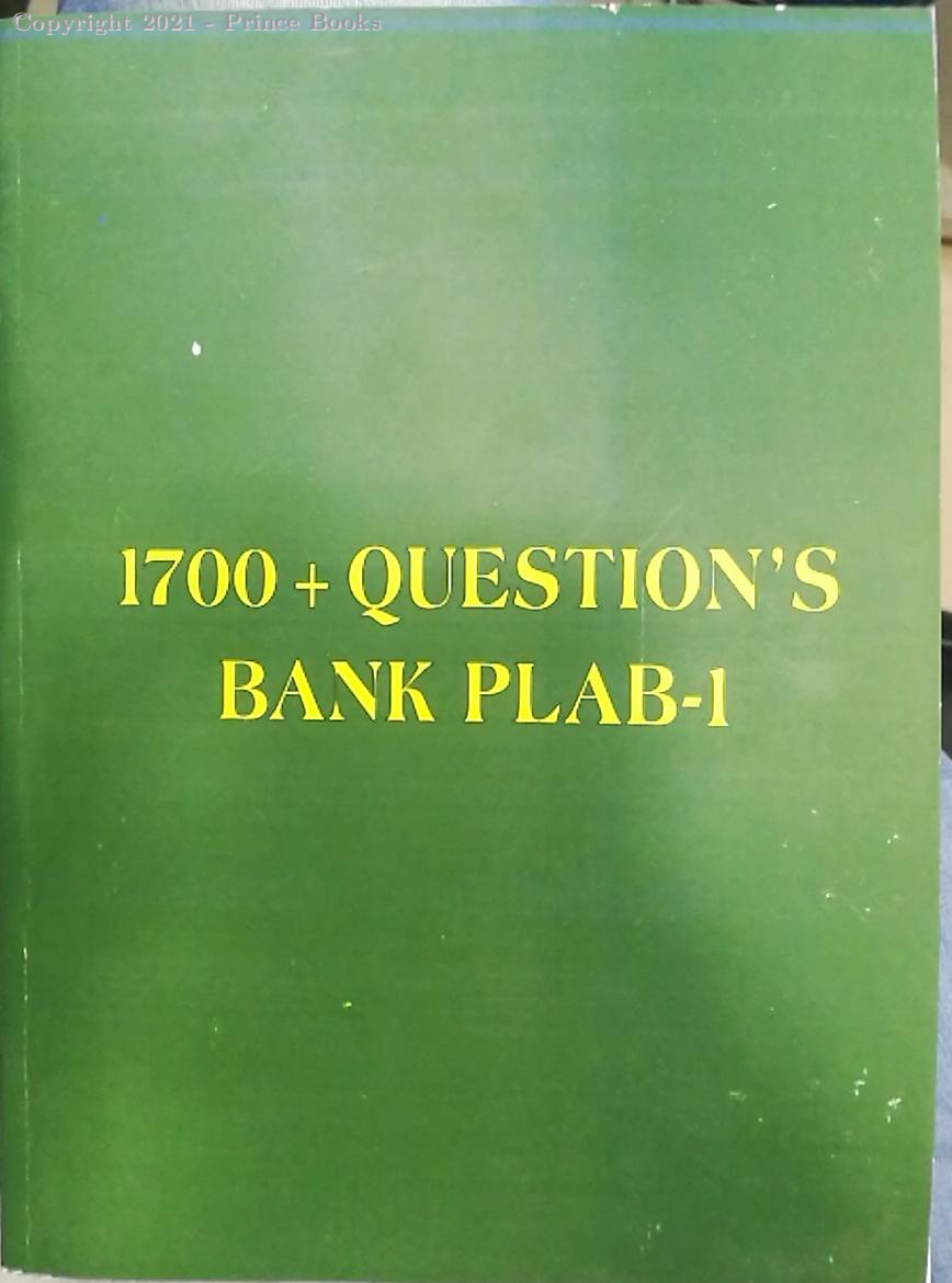 1700 + questions bank plab 1