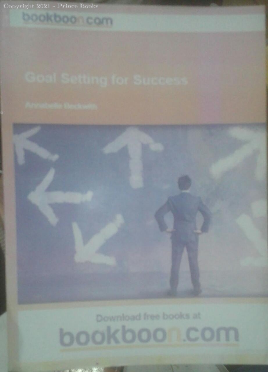 goal setting for success, 1e