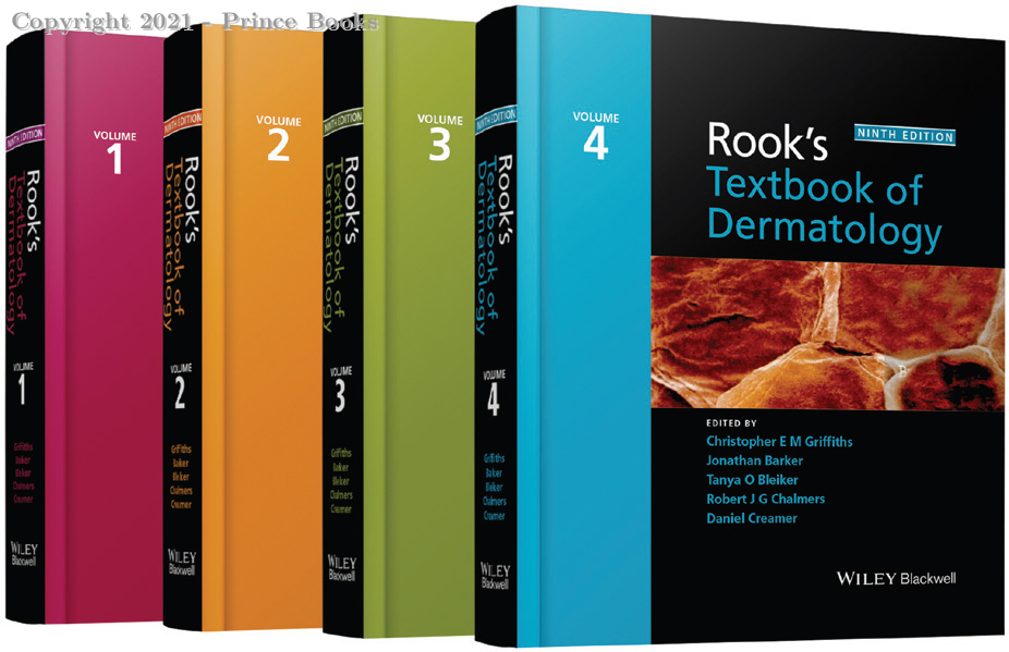 Rook's Textbook of Dermatology, 6 vol, 9e