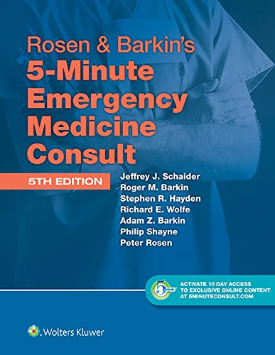 rosen and barkins 5 minute emergency medicine consult 5 vol set