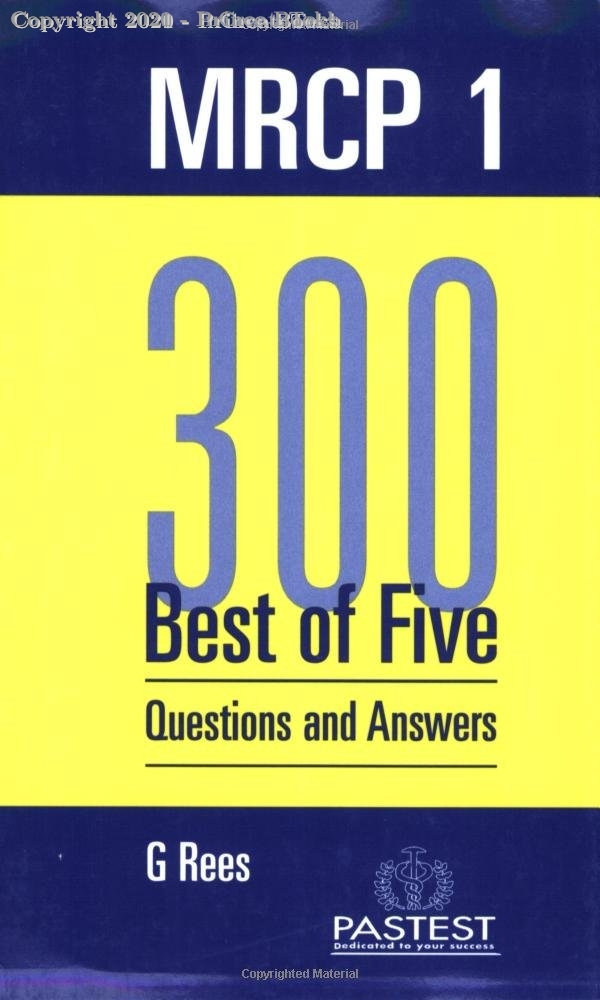 mrcp 1 300 best of five questions and answers
