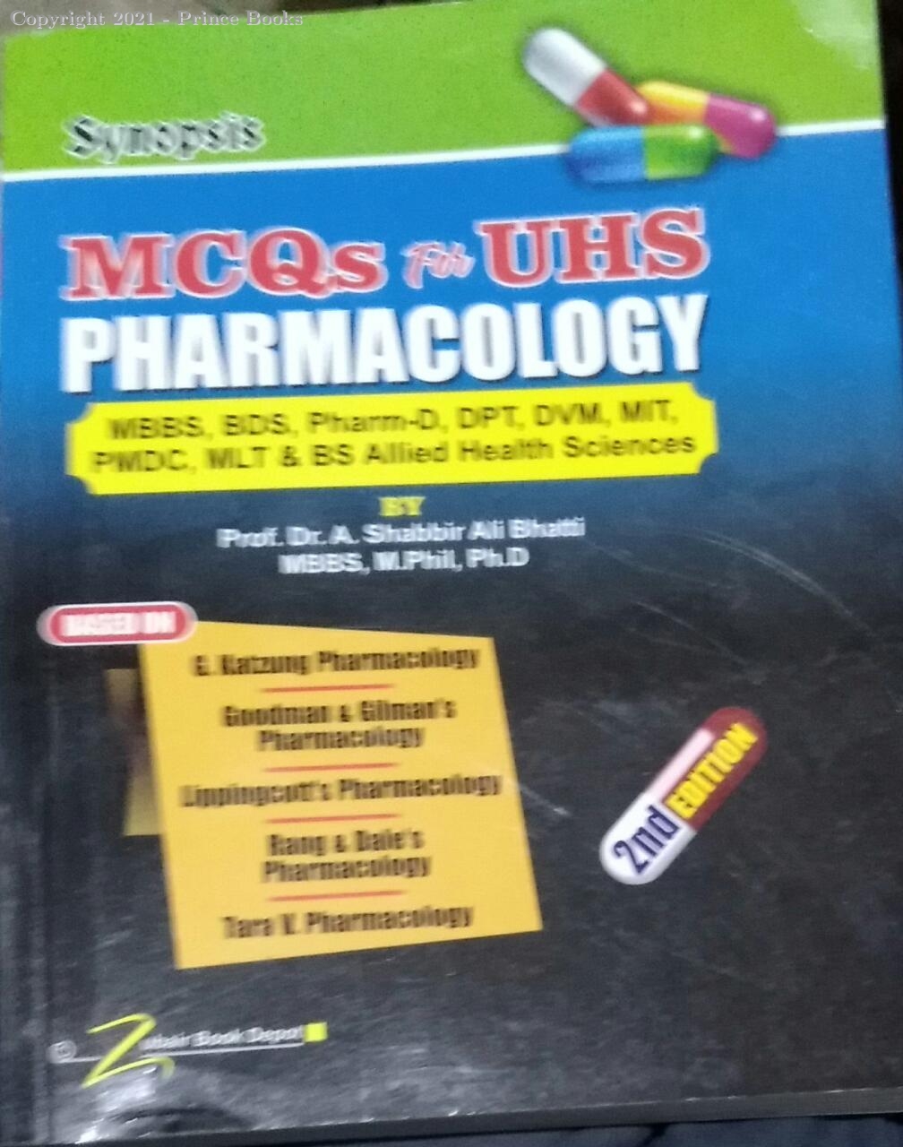 synopsis mcqs for uhs pharmacology, 2e