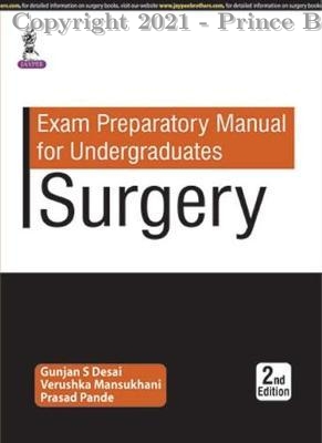 Exam Preparatory Manual for Undergraduates Surgery, 2e
