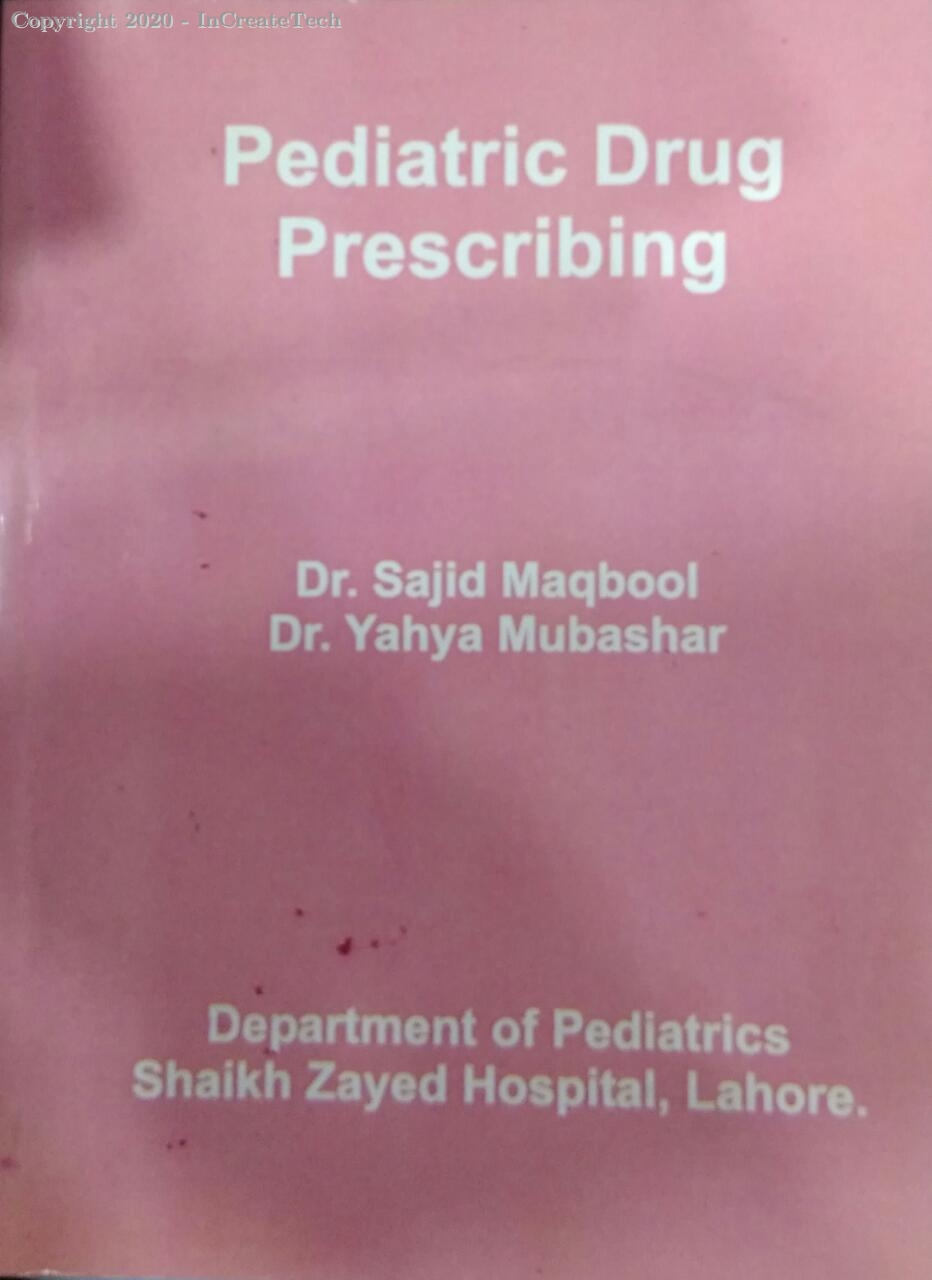 pediatric drug prescribing