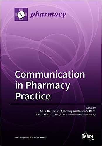 Communication in Pharmacy Practice, 1e