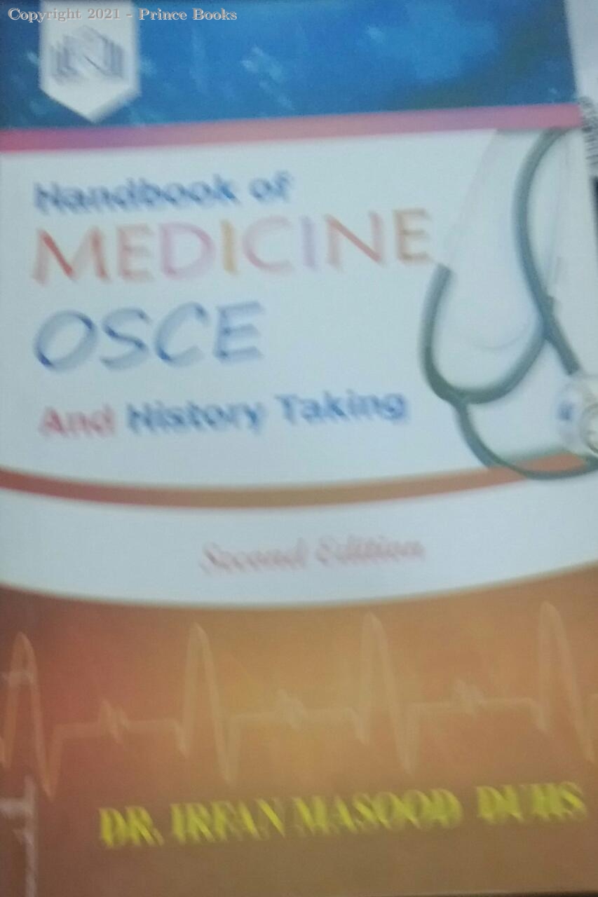 handbook of medicine osce and history taking, 2e