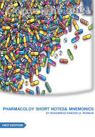 pharmacology short notes & mnemonics, 1e