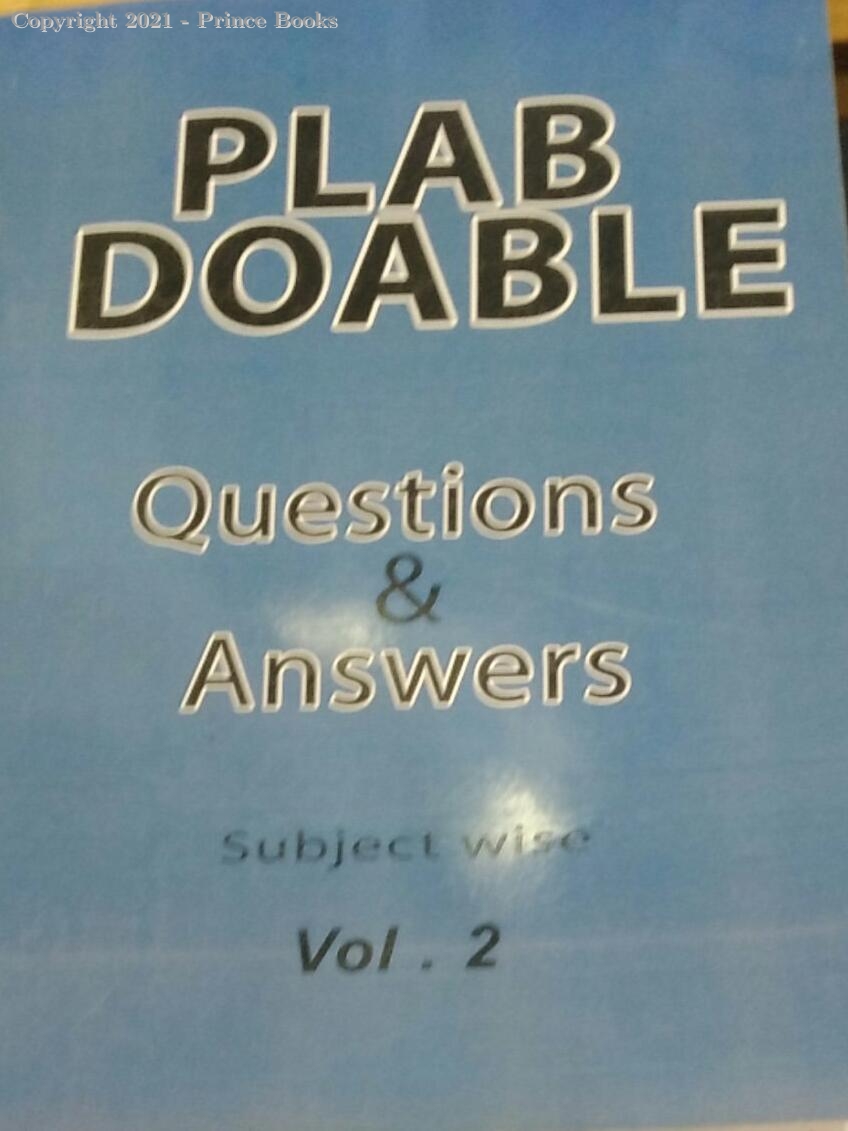 plab doable questions & answers 2vol set