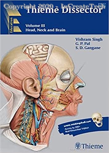 thieme dissector head, neck and brain vol 3