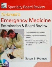 Specialty Board Review Tintinalli's Emergency Medicine Examination and Board Review, 7e