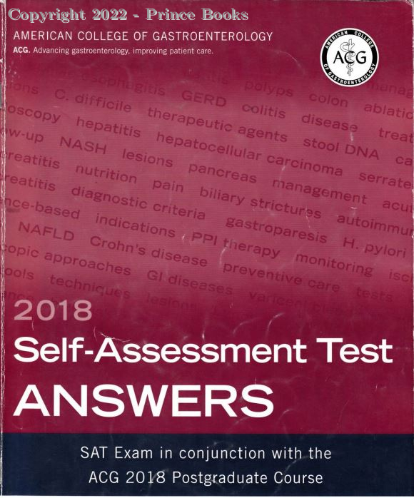 THE AMERICAN COLLEGE OF GASTROENTEROLOGY 2O22 Self-Assessment Test ANSWERS