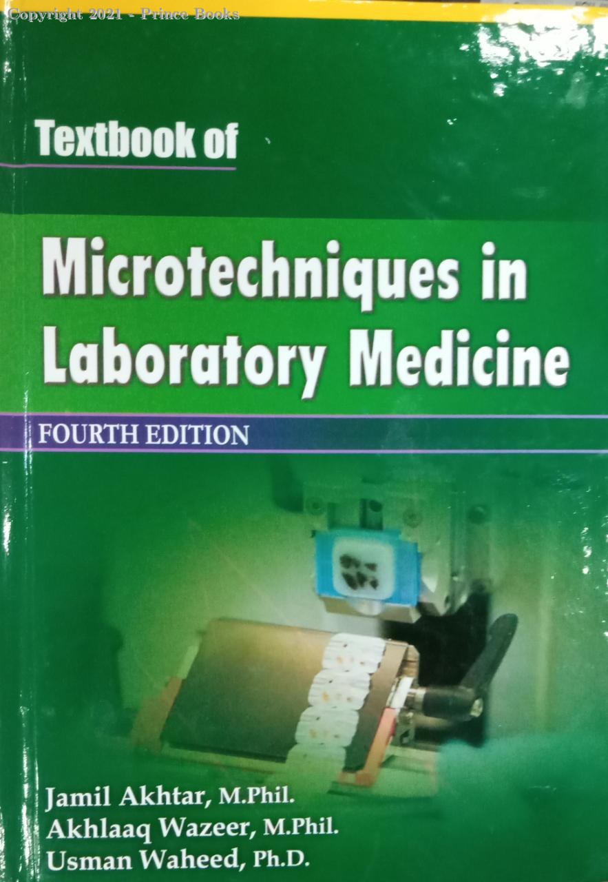 textbook of microtechniques in laboratory medicine, 4e