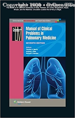 Manual of Clinical Problems in Pulmonary Medicine, 7E