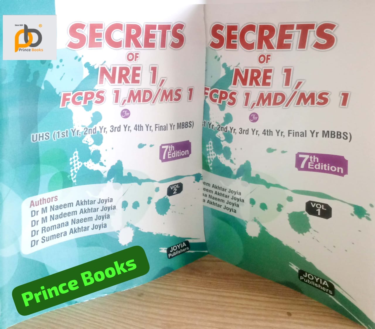secrets of nre 1 FCPS 1, MD/MS 1, JOYIA PUBLISHER, 2 VLOL SET, 7E