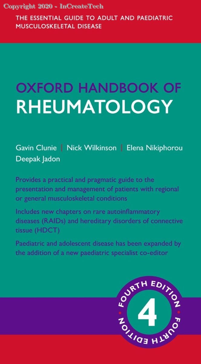 Oxford Handbook of Rheumatology, 4e