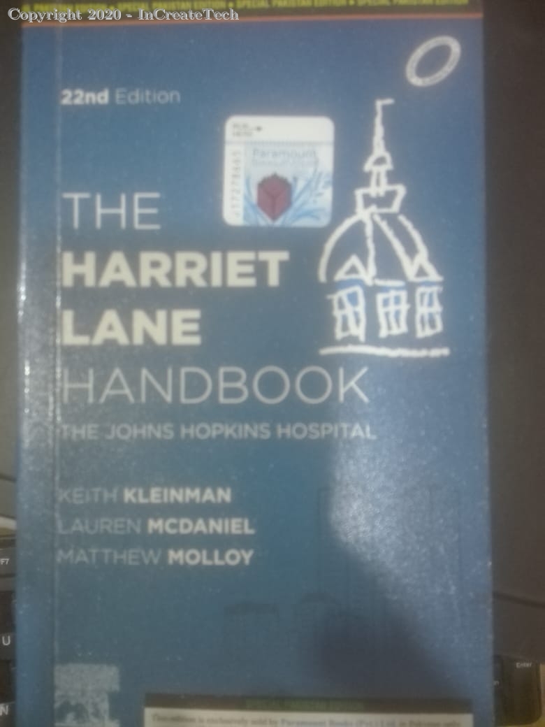 the harriet lane handbook, 22e