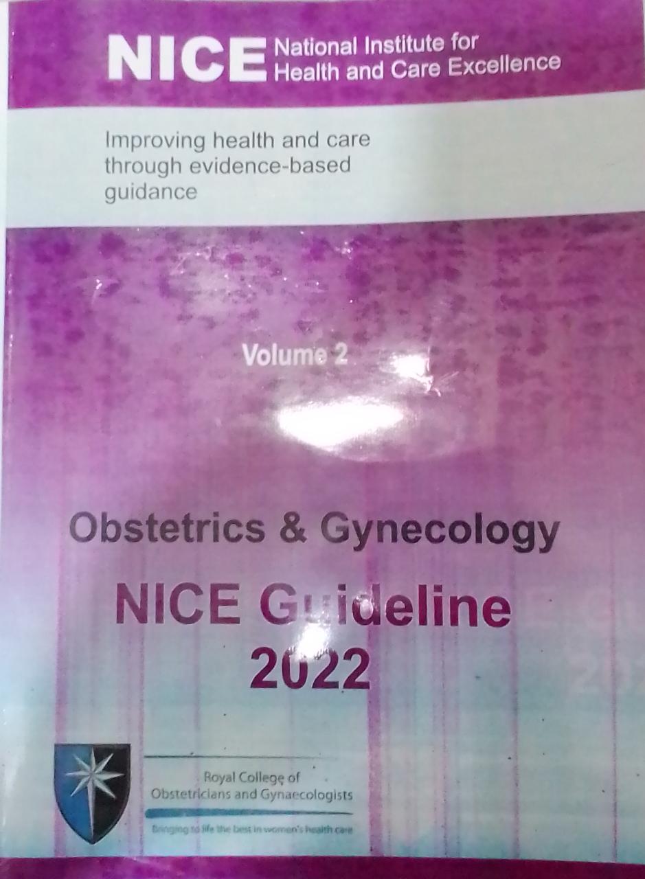 OBSTETRICS & GYNECOLOGY NICE GUIDELINES 2023