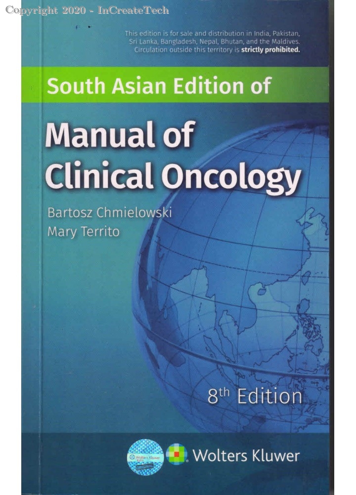 South Asia Edition OF Manual Of Clinical Oncology