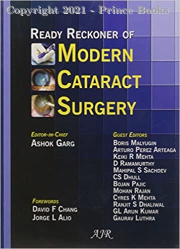 Ready Reckoner Of Modern Cataract Surgery, 1e