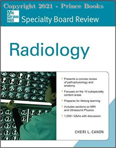 McGraw-Hill Specialty Board Review Radiology, 1e