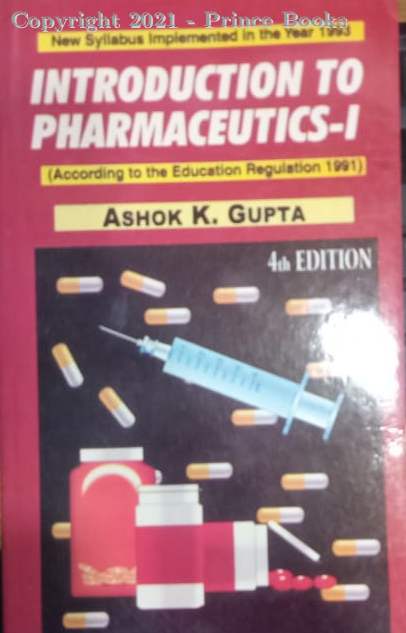 Introduction to Pharmaceutics 1