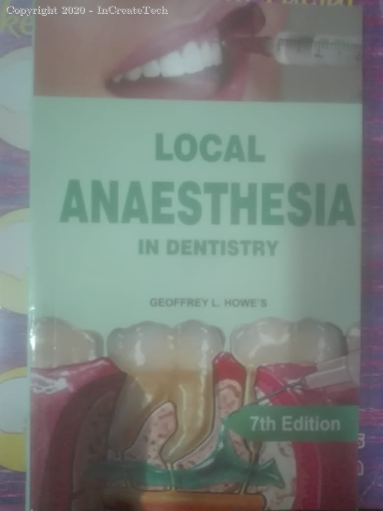 local anaesthesia in dentistry, 7e