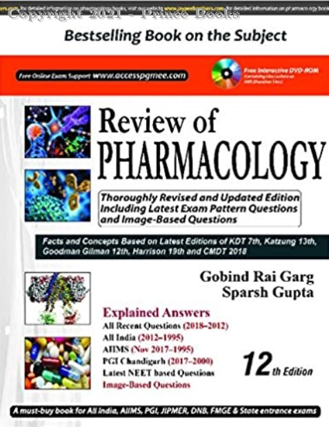 REVIEW OF PHARMACOLOGY, 12e