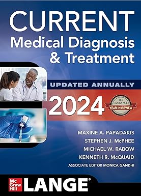 CURRENT Medical Diagnosis and Treatment 2024 (cmdt)