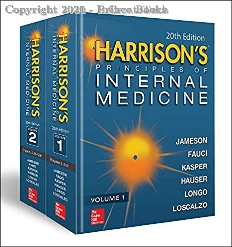 HARRISON'S PRINCIPLES OF INTERNAL MEDICINE 5vol set, 20E