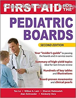 First Aid for the Pediatric Boards, 2E