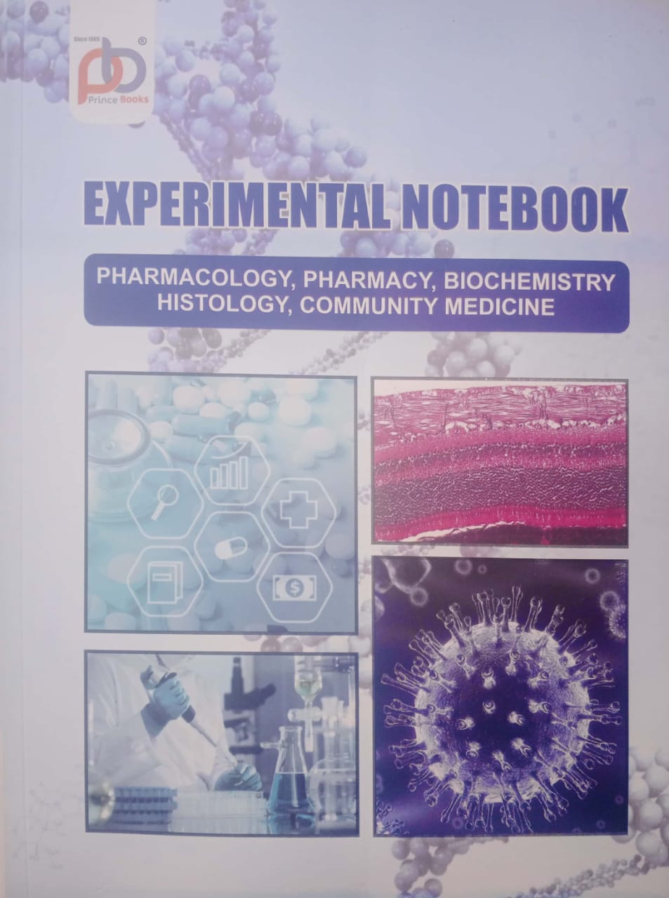 experimental NOTEBOOK PHARMACOLOGY, PHARMACY, BIOCHEMISTRY