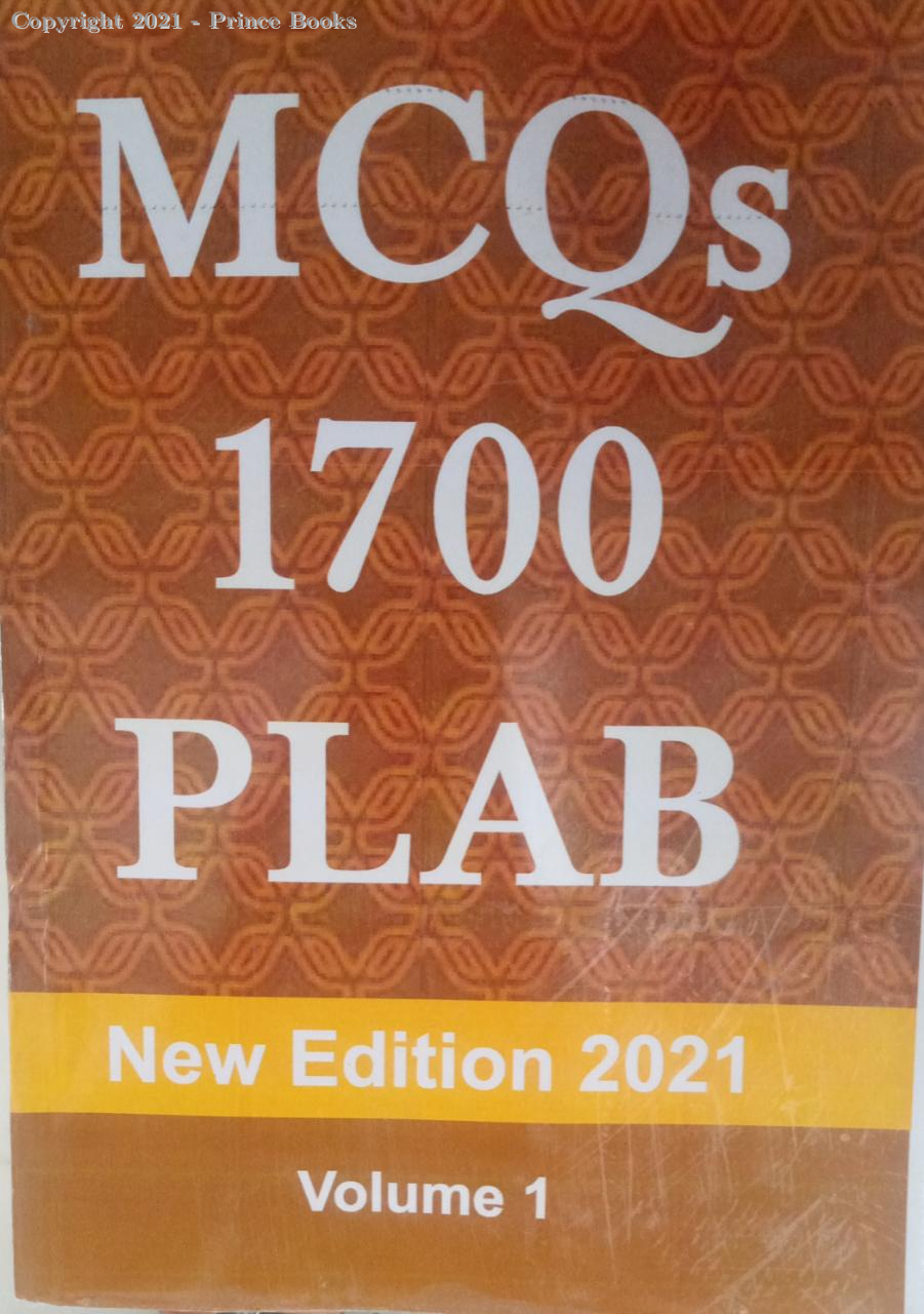 mcqs 1700 plab new edition 2021 2vol set